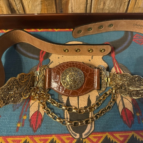 Streets Ahead Accessories - Streets Ahead Tan and Gold Belt